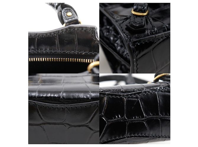 Balenciaga Neo Classic Nano Shoulder Bag/Pochette Nero - vista 10