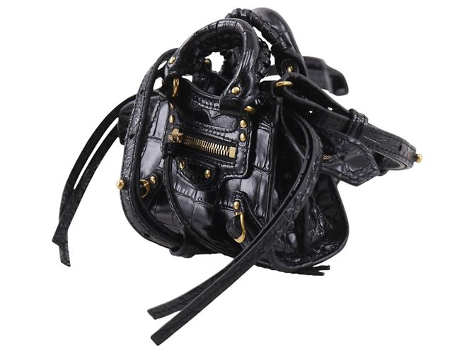 Balenciaga Neo Classic Nano Shoulder Bag/Pochette Nero - vista 2