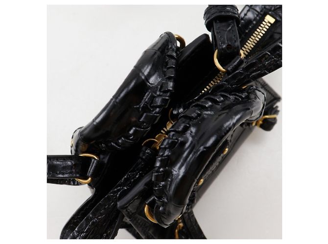 Balenciaga Neo Classic Nano Shoulder Bag/Pochette Nero - vista 5