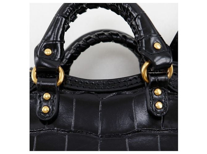 Balenciaga Neo Classic Nano Shoulder Bag/Pochette Nero - vista 9