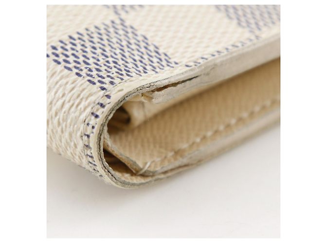 Cartera bi-fold Louis Vuitton Damier Azur Blanco - vista 4