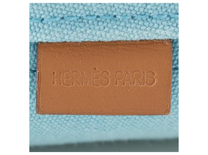 Hermès Borsa Hermes Paniedo Plat Rouge PM Blu chiaro - vista 15