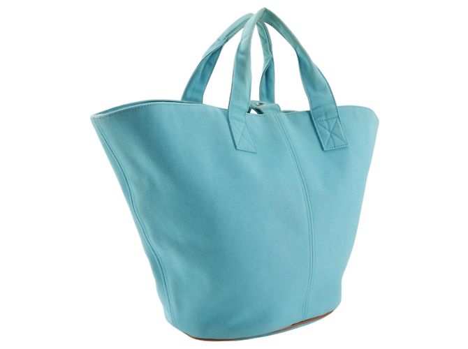 Hermès Borsa Hermes Paniedo Plat Rouge PM Blu chiaro - vista 3