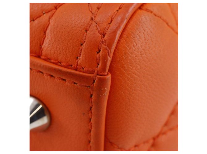 Borsa Christian Dior Lady Medium Arancione - vista 4