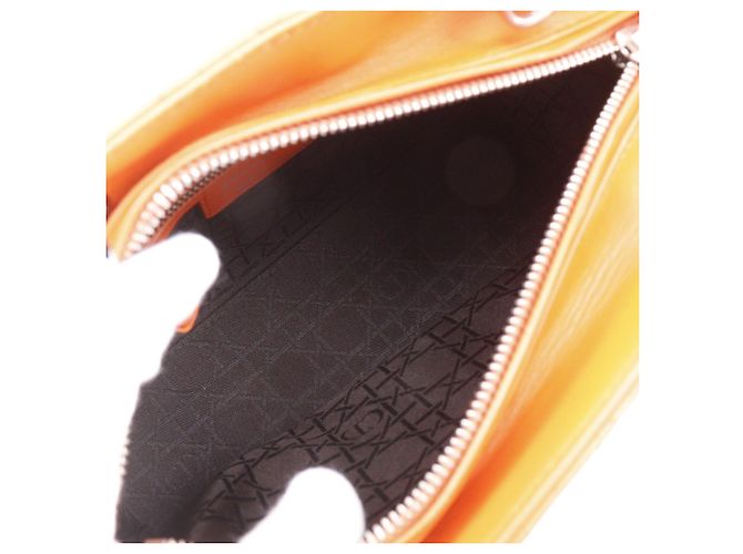Borsa Christian Dior Lady Medium Arancione - vista 6