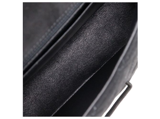 Borsa a tracolla Chanel Matelassé in camoscio nero - vista 6