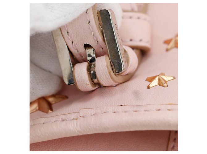 Jimmy Choo Sasha S Leder Tote Bag Pink - Ansicht 13