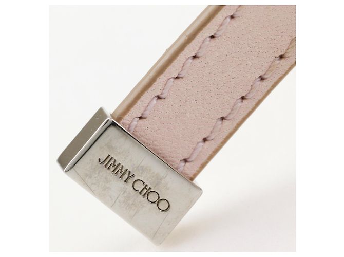 Jimmy Choo Sasha S Leder Tote Bag Pink - Ansicht 14