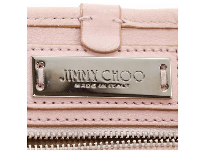 Jimmy Choo Sasha S Leder Tote Bag Pink - Ansicht 17