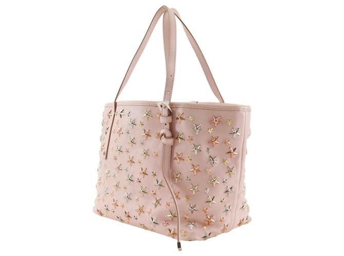 Jimmy Choo Sasha S Leder Tote Bag Pink - Ansicht 2