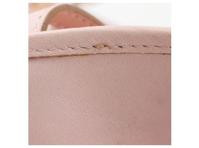 Jimmy Choo Sasha S Leder Tote Bag Pink - Ansicht 9