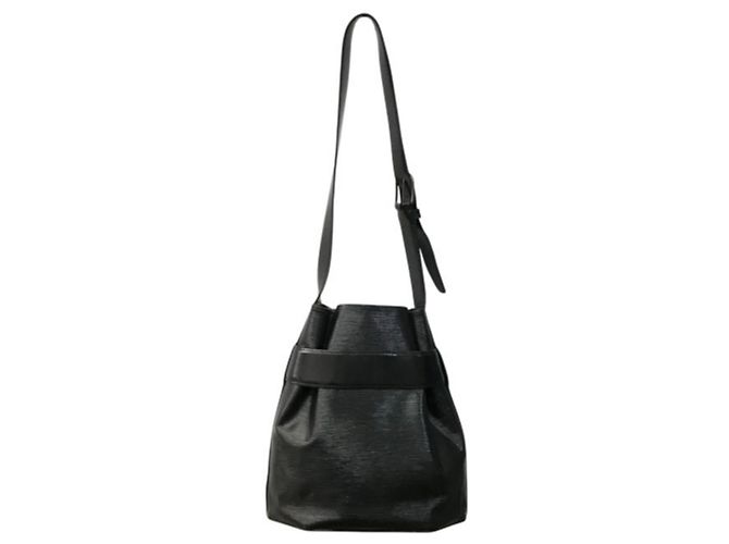 Louis Vuitton Epi Sac Depaule PM Shoulder Bag Nero - vista 3