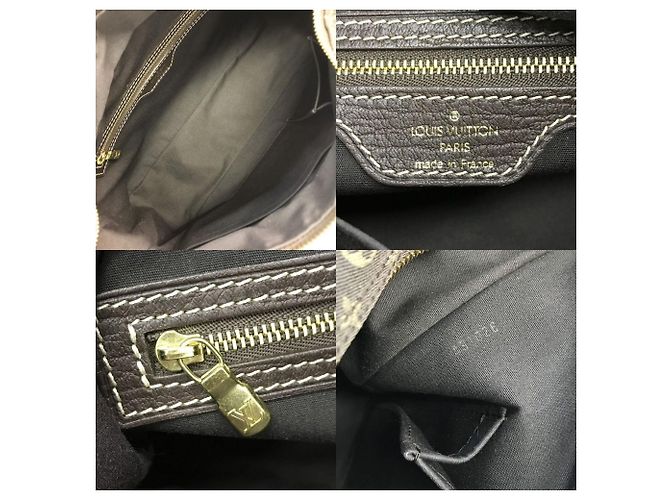 Bolsa de Ombro Louis Vuitton Monogram Mini Lin Boulogne Marrom - vista 10