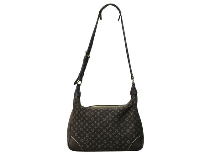 Bolsa de Ombro Louis Vuitton Monogram Mini Lin Boulogne Marrom - vista 2