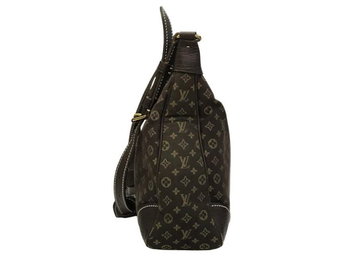 Bolsa de Ombro Louis Vuitton Monogram Mini Lin Boulogne Marrom - vista 3