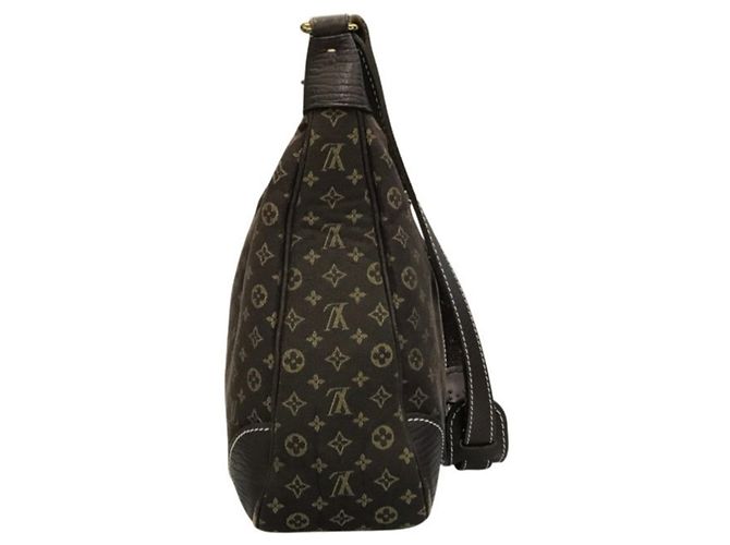 Bolsa de Ombro Louis Vuitton Monogram Mini Lin Boulogne Marrom - vista 4