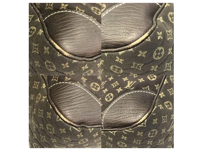 Bolsa de Ombro Louis Vuitton Monogram Mini Lin Boulogne Marrom - vista 6