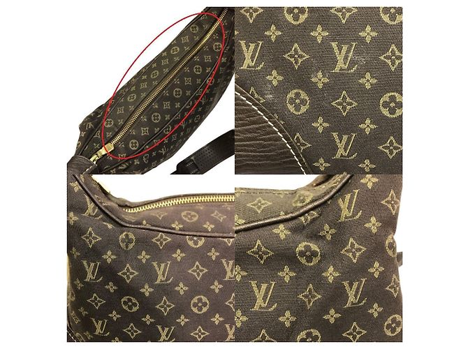 Bolsa de Ombro Louis Vuitton Monogram Mini Lin Boulogne Marrom - vista 7