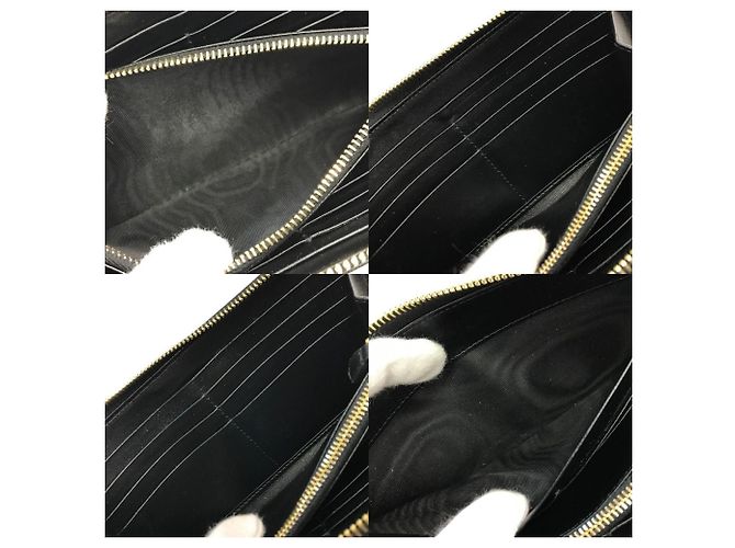 Prada Vitello Move TR Men's Long Wallet Black - view 9