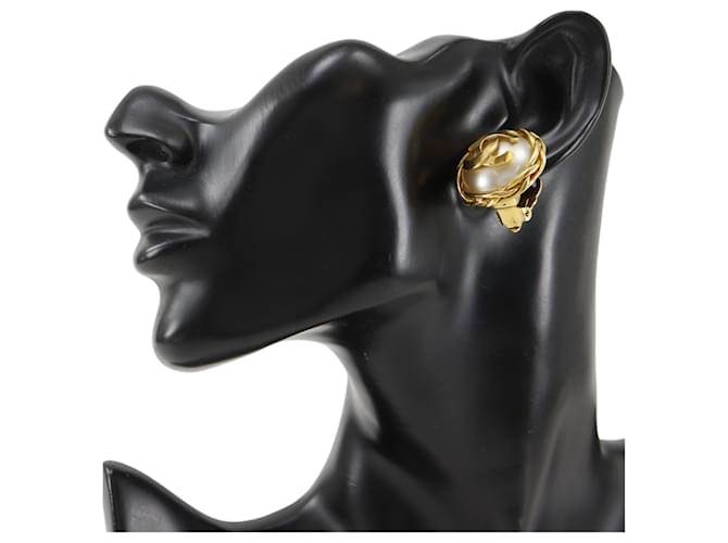 Orecchini a clip Chanel Coco Mark D'oro - vista 2
