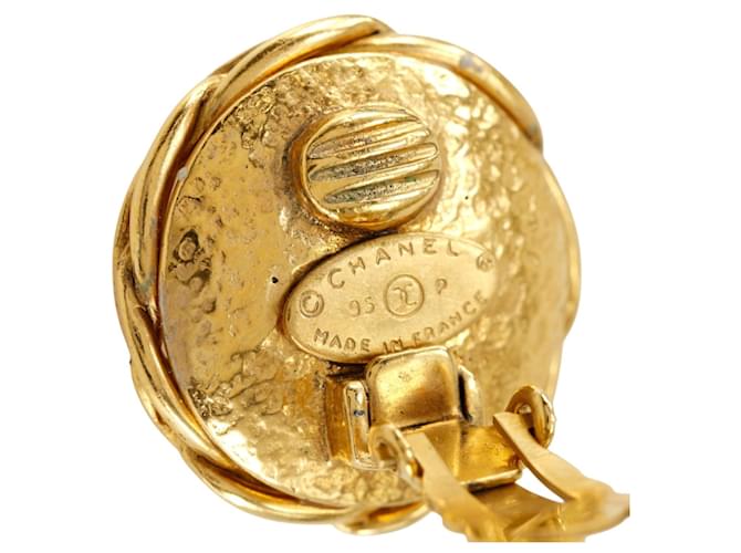 Orecchini a clip Chanel Coco Mark D'oro - vista 4