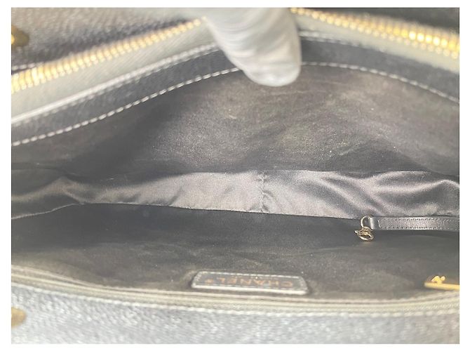 Saco Chanel GST Tote em preto - vista 15