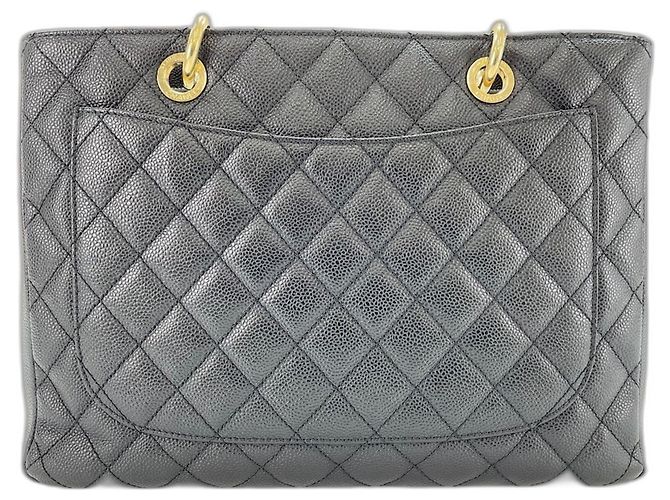 Saco Chanel GST Tote em preto - vista 3