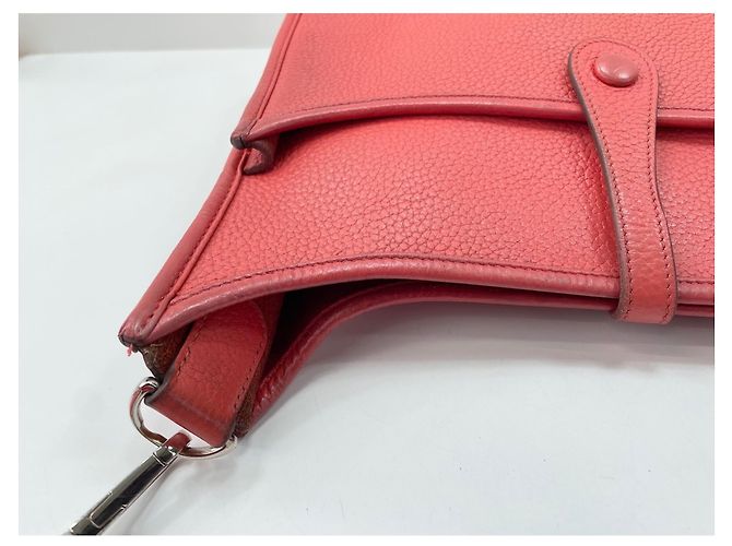 Hermès Borsa a tracolla Hermes Evelyne 3 Rosso - vista 11