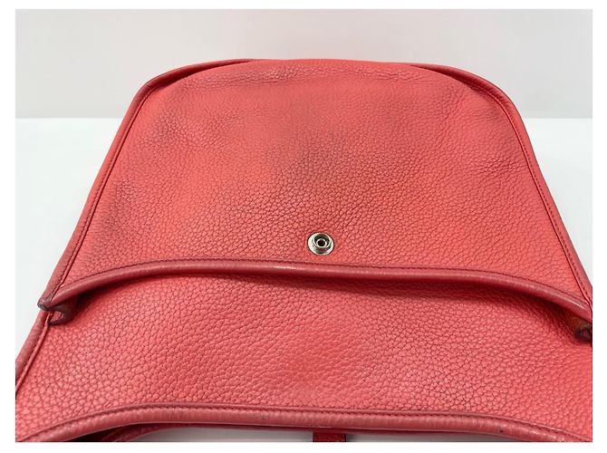 Hermès Borsa a tracolla Hermes Evelyne 3 Rosso - vista 13