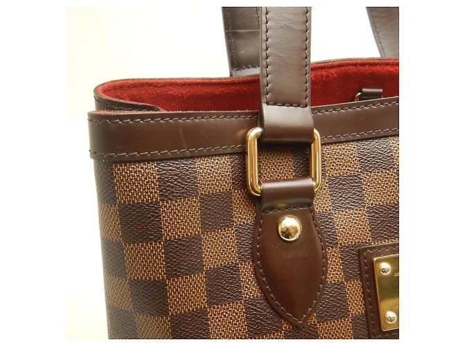Borsa Tote Louis Vuitton Damier Hampstead PM Marrone Damier ebene - vista 10