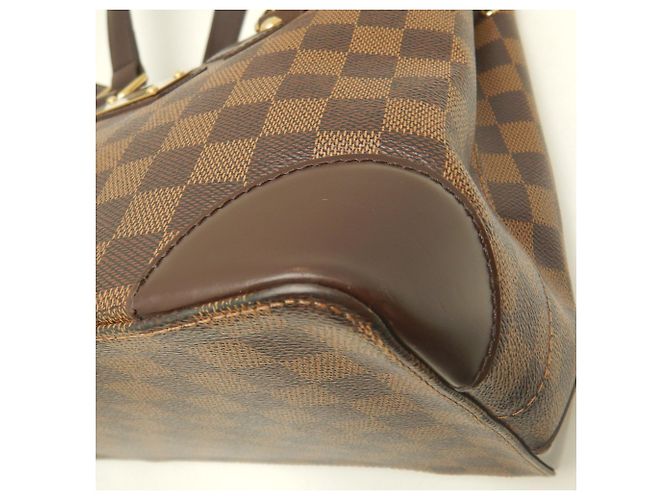 Borsa Tote Louis Vuitton Damier Hampstead PM Marrone Damier ebene - vista 14