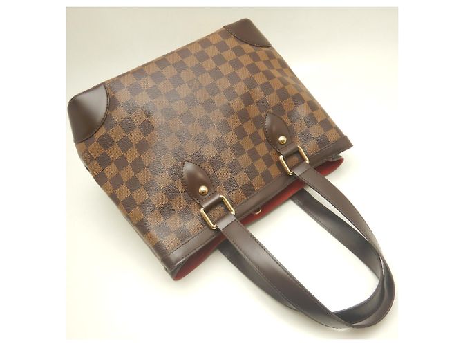 Borsa Tote Louis Vuitton Damier Hampstead PM Marrone Damier ebene - vista 3