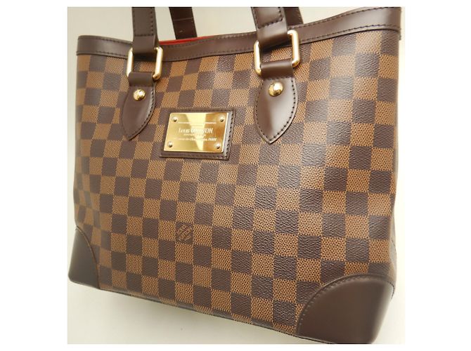 Borsa Tote Louis Vuitton Damier Hampstead PM Marrone Damier ebene - vista 7