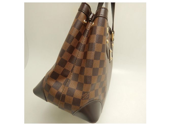 Borsa Tote Louis Vuitton Damier Hampstead PM Marrone Damier ebene - vista 8
