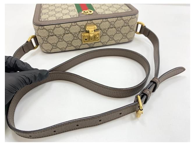 Borsa a tracolla Gucci Ophidia Beige - vista 10