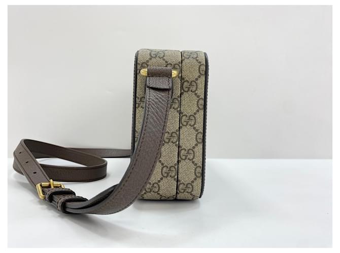 Borsa a tracolla Gucci Ophidia Beige - vista 6