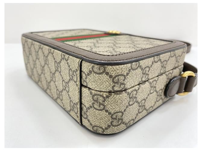 Borsa a tracolla Gucci Ophidia Beige - vista 9