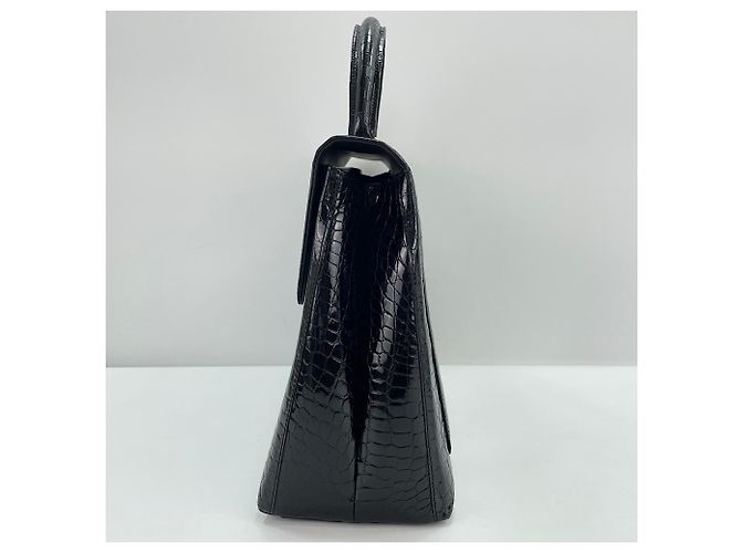 Borsa Chanel in pelle goffrata Nero - vista 5