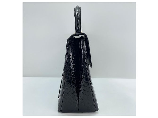 Borsa Chanel in pelle goffrata Nero - vista 6