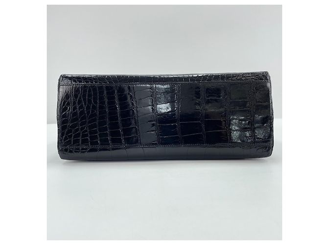 Borsa Chanel in pelle goffrata Nero - vista 7