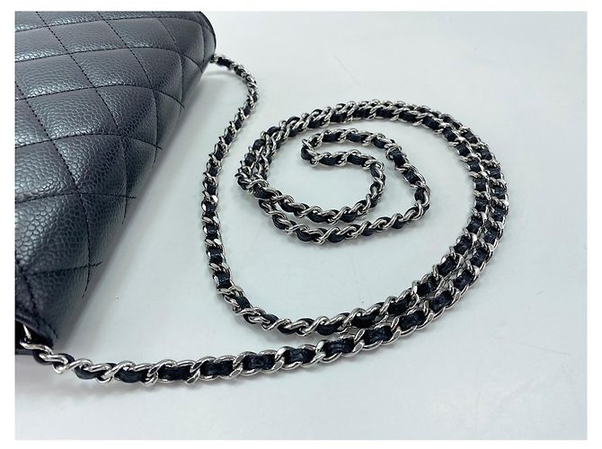 Borsa a tracolla Chanel Matelassé Nera Nero - vista 10