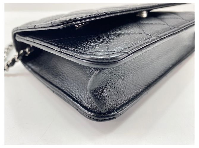 Borsa a tracolla Chanel Matelassé Nera Nero - vista 8
