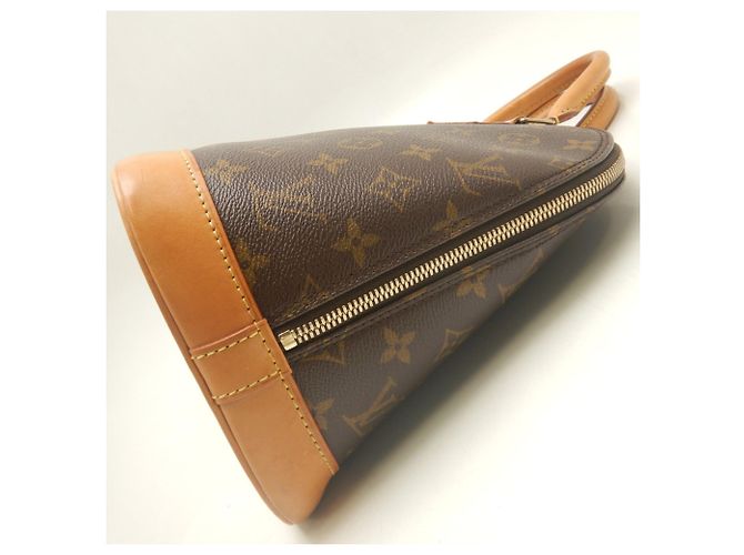 Borsa Louis Vuitton Monogram Alma Marrone - vista 4