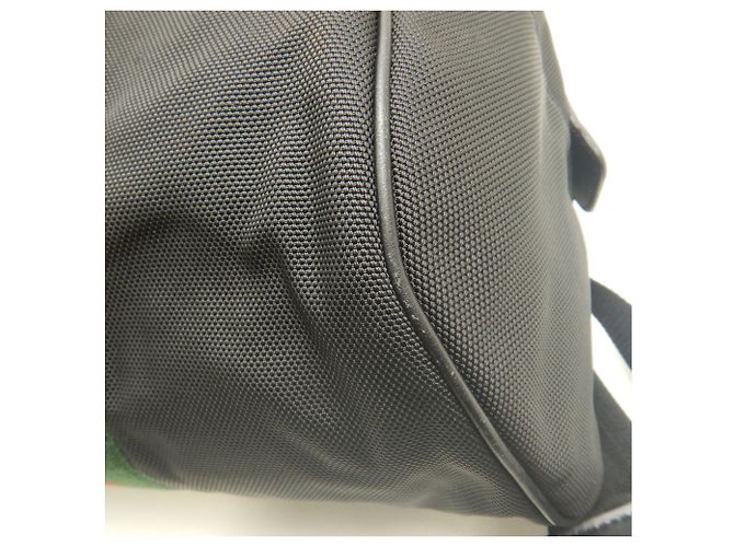 Zaino Gucci Sherry Line in nylon e canvas Nero - vista 12