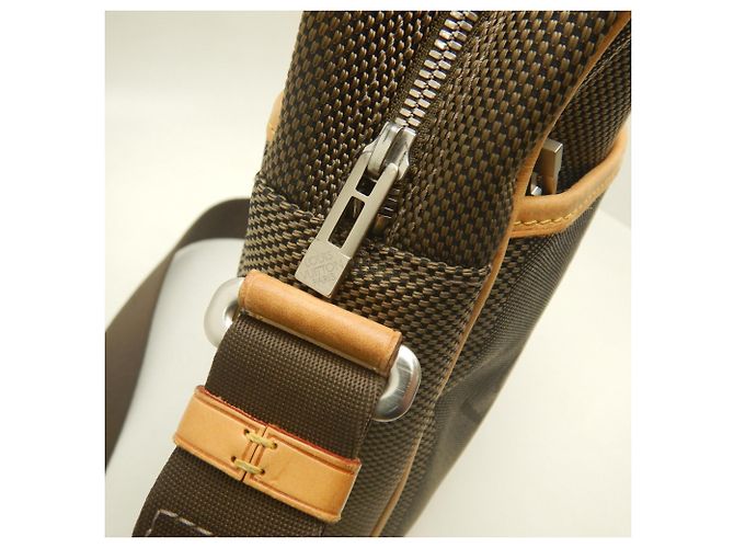 Borsa a tracolla Louis Vuitton Damier Geant Citadin NM Marrone - vista 12