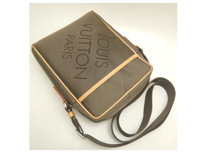 Borsa a tracolla Louis Vuitton Damier Geant Citadin NM Marrone - vista 3