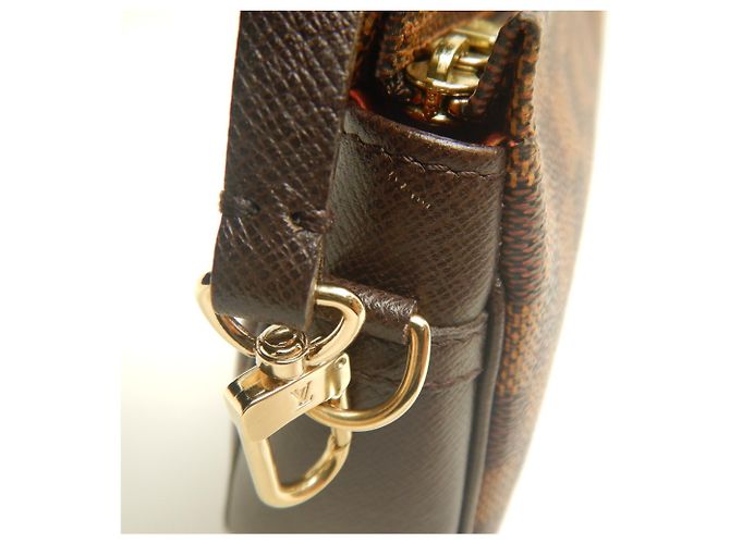 Pouch Louis Vuitton Damier N51982 in Brown Ebene Marrone Damier ebene - vista 10