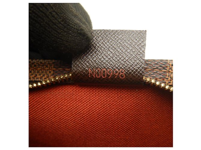 Pouch Louis Vuitton Damier N51982 in Brown Ebene Marrone Damier ebene - vista 17