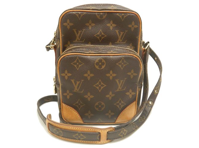 Borsa a tracolla Louis Vuitton Monogram Amazon Marrone - vista 2