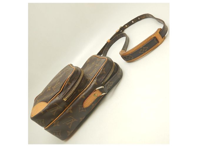 Borsa a tracolla Louis Vuitton Monogram Amazon Marrone - vista 4